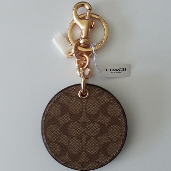 (New) Coach Mirror Bag Charm - Picture 1 of 3